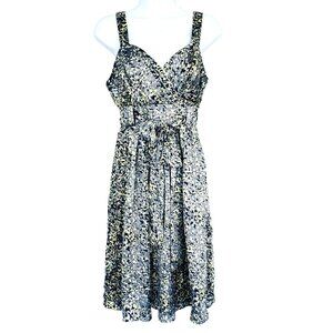 Babydoll Sundress sz 8 Sweetheart Neck Lined Adjustable Straps Y2K Cottagecore